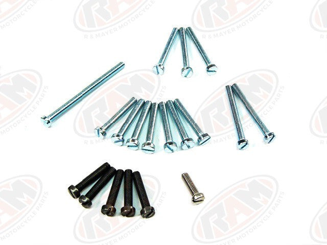 Schraubensatz Motor Motorschrauben 19-teilig für Simson S50 S51  SCHLITZKOPF