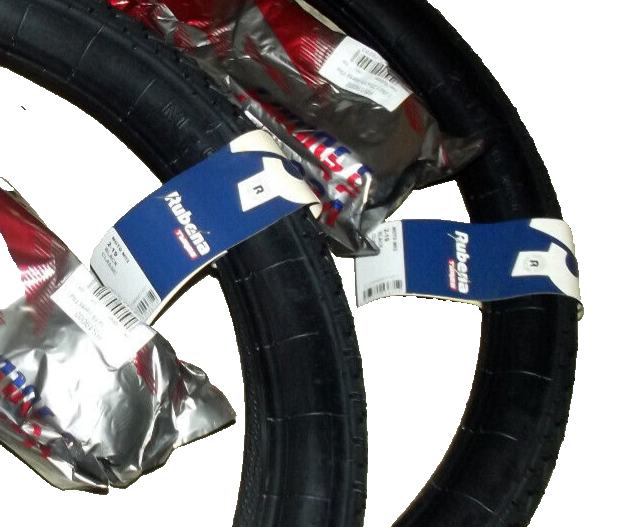 •Moped Mofa 2 Reifen SET mit Schlauch Set 2-19 24B früher 23X2 heute 2.00-19 NEU