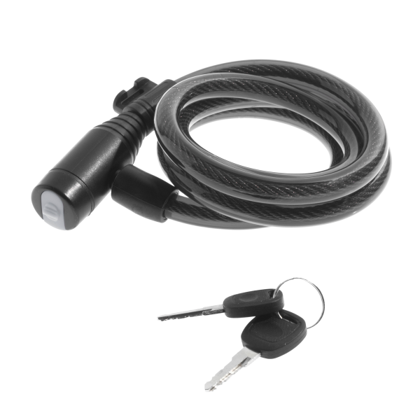 MOFA ROLLER MOPED Fahrradschloss 80cm schwarz  mit 2 Schlüssel Motorradschloss