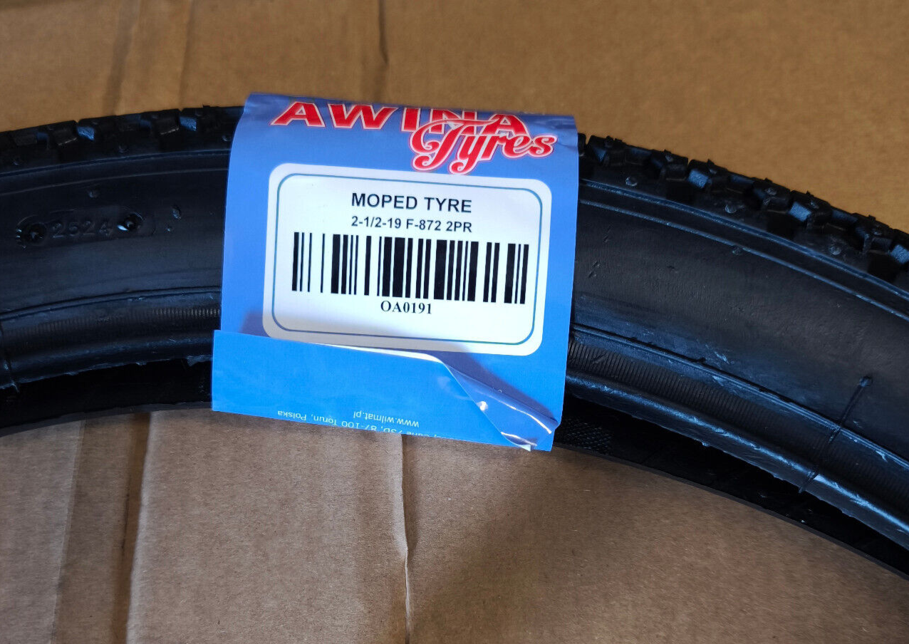 Reifen SET   F872 2.50-19 2PR 40N TT 19 " Moped Alltagsreifen Regenreifen