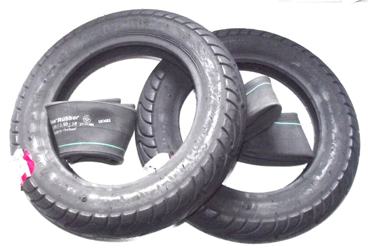  Set 2x Reifen x2 Schläuche Vee Rubber VRM 134 für Vespa V50 PK50 XL 3.00-10