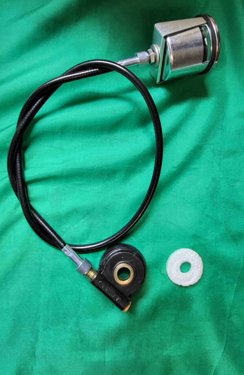 TACHO SET GUSSFELGE ZÜNDAPP ZL ZS ZR Mofa Moped Tacho mit Antrieb u. WELLE 750mm