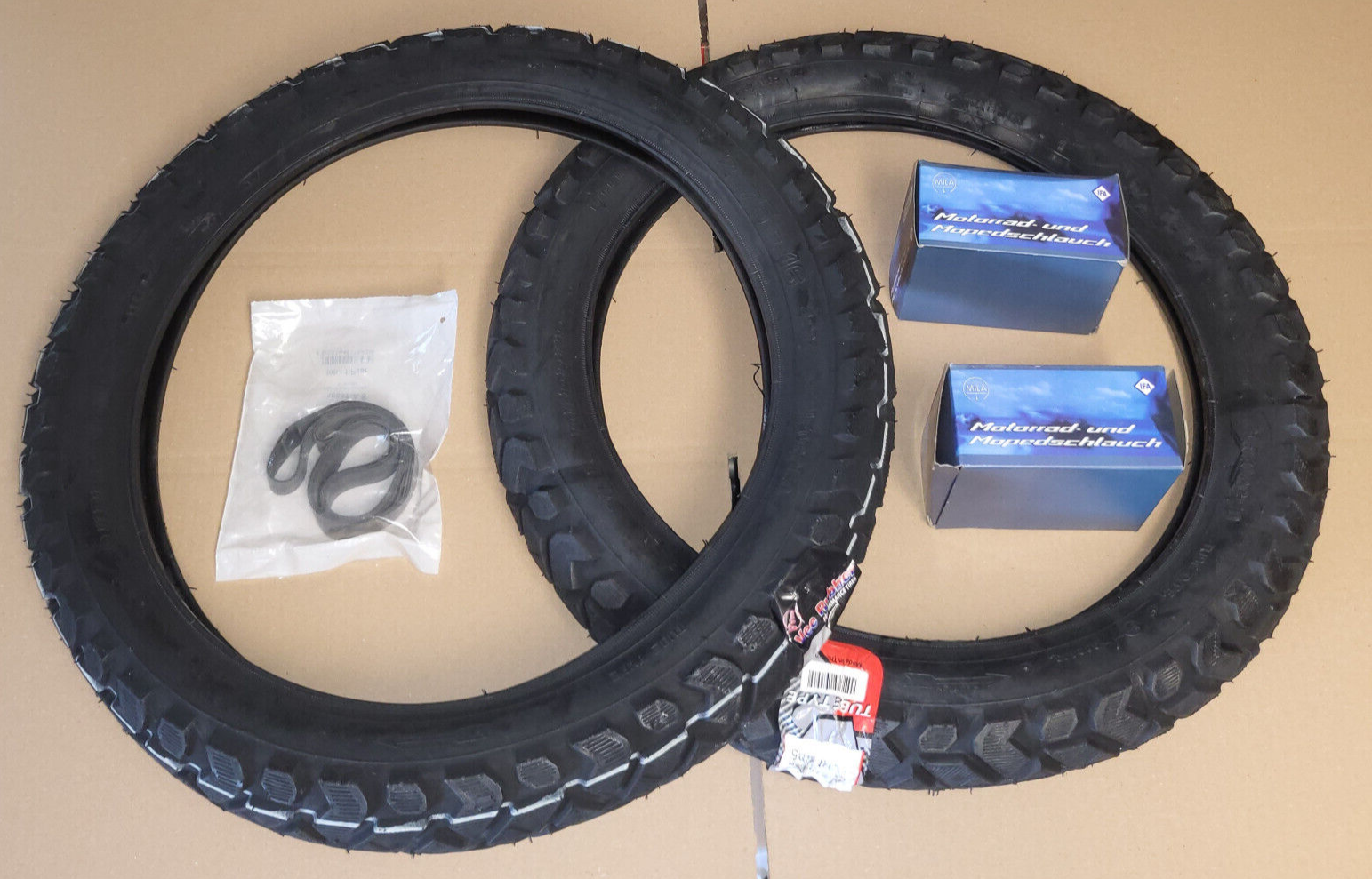 2x 2,75-16 Reifen VRM 185 2x Schlauch 2,75-16 pass.f. Simson S50 S51 KR51 SR4-2