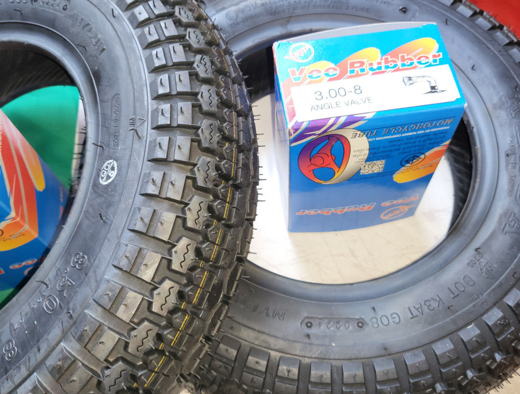 VESPA 2 REIFEN Set TT mit schlauch 90 ° 3.50 8 zoll VNA VNB VBB Faro Basso VN